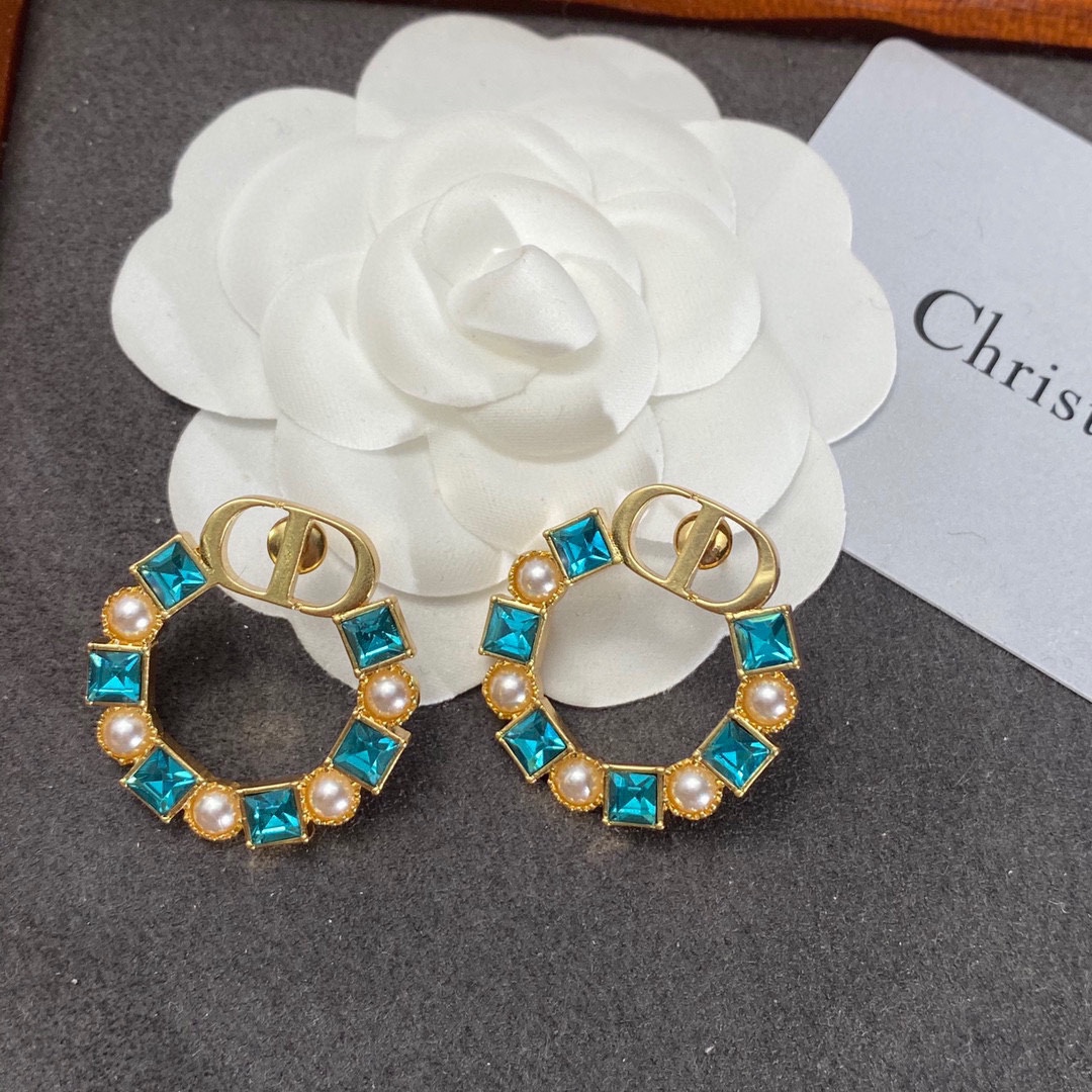 Dior Petit CD Earrings - DopestKickz