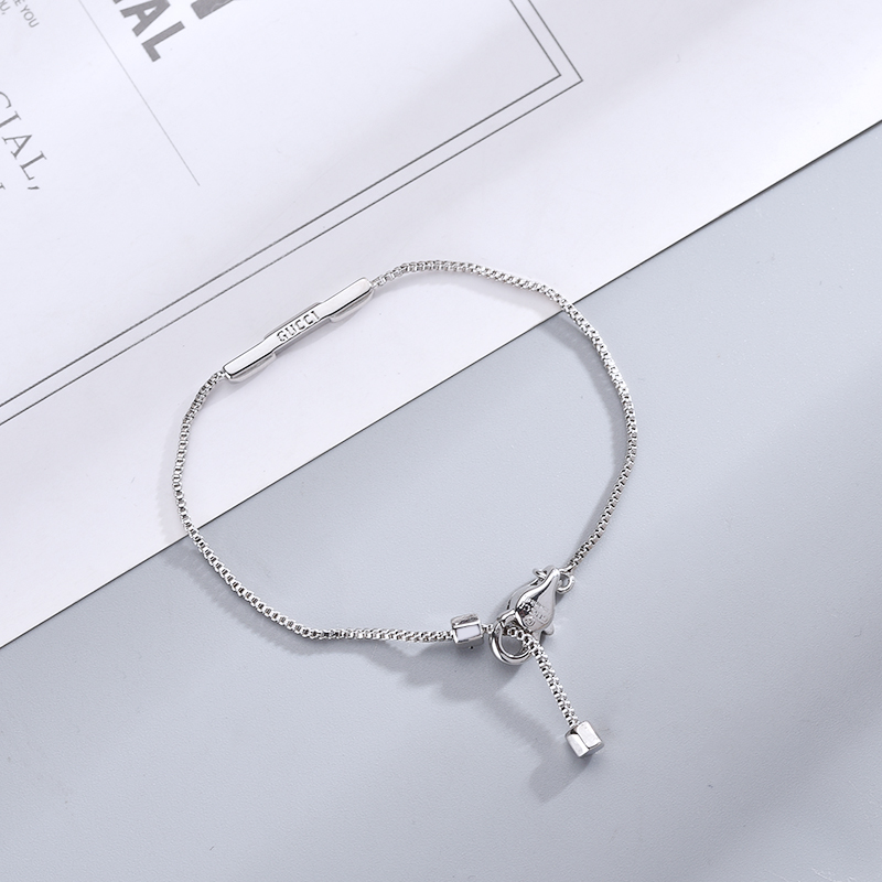 Gucci  Link To Love Bracelet With 'Gucci' Bar - DopestKickz