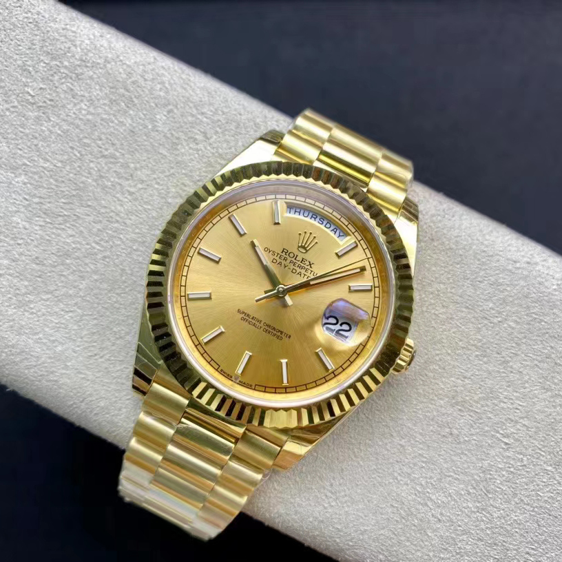 Rolex Day-Date 40 Watch In Yellow Gold - DopestKickz