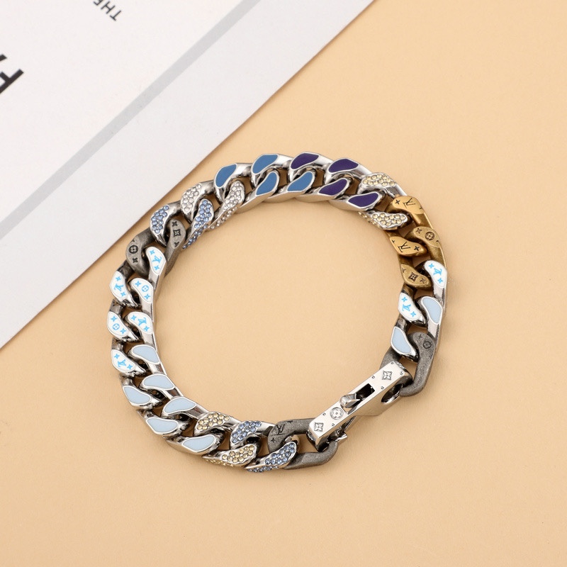 Louis Vuitton LV Chain Links Bracelet  21cm   mp2776 - DopestKickz