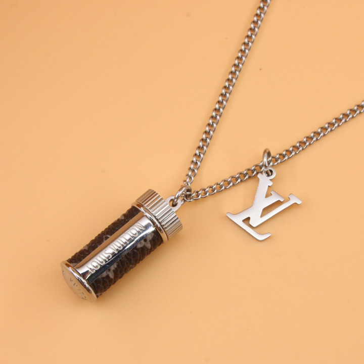 Louis Vuitton Monogram Eclipse Charms Necklace    M63641 - DopestKickz