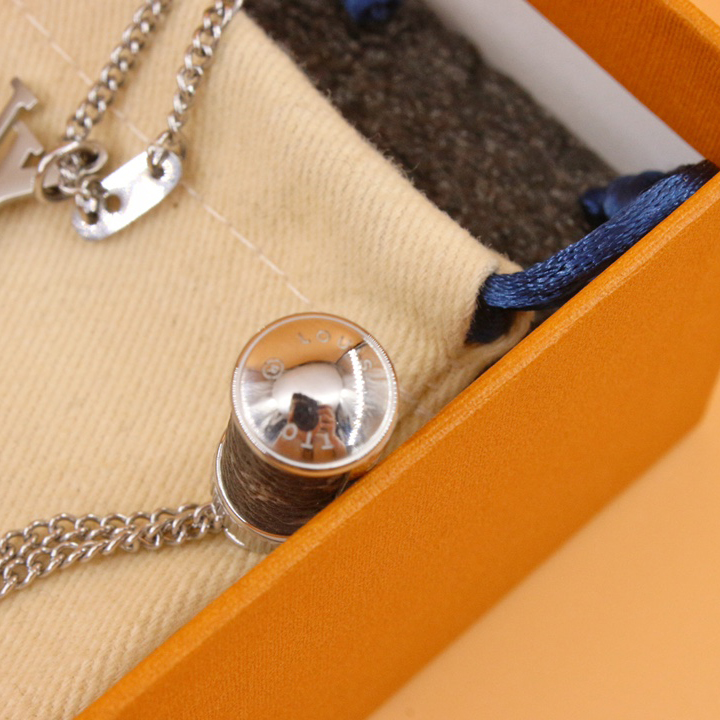 Louis Vuitton Monogram Eclipse Charms Necklace    M63641 - DopestKickz