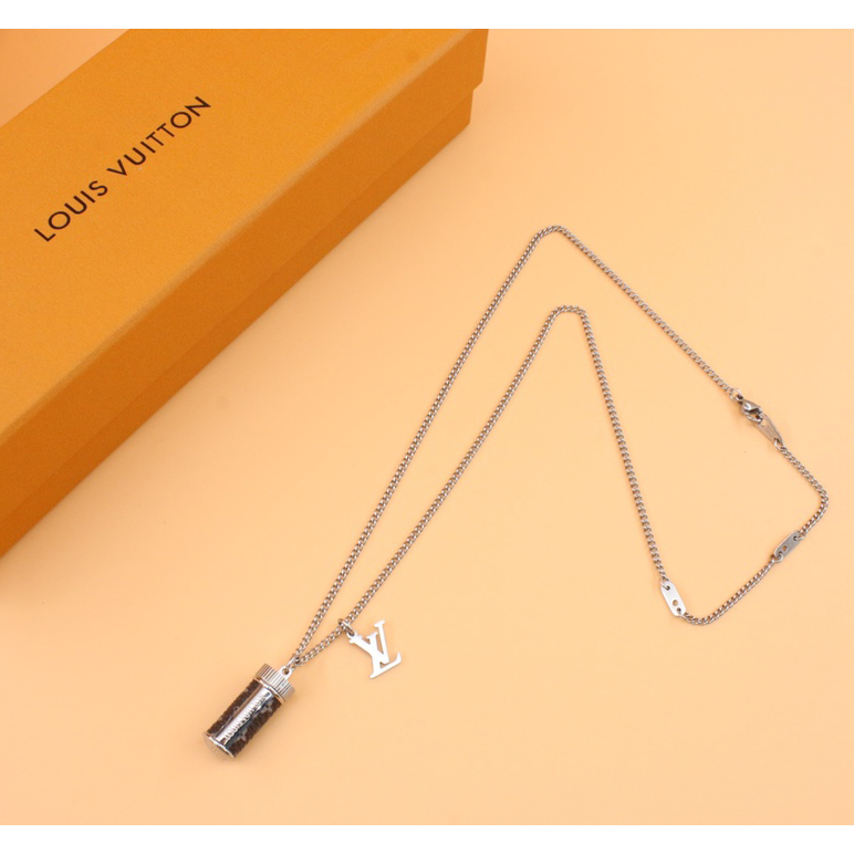 Louis Vuitton Monogram Eclipse Charms Necklace    M63641 - DopestKickz