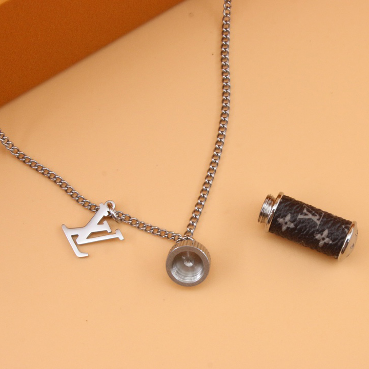 Louis Vuitton Monogram Eclipse Charms Necklace    M63641 - DopestKickz