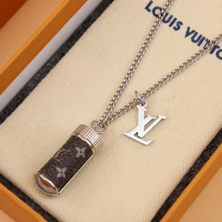 Louis Vuitton Monogram Eclipse Charms Necklace    M63641 - DopestKickz