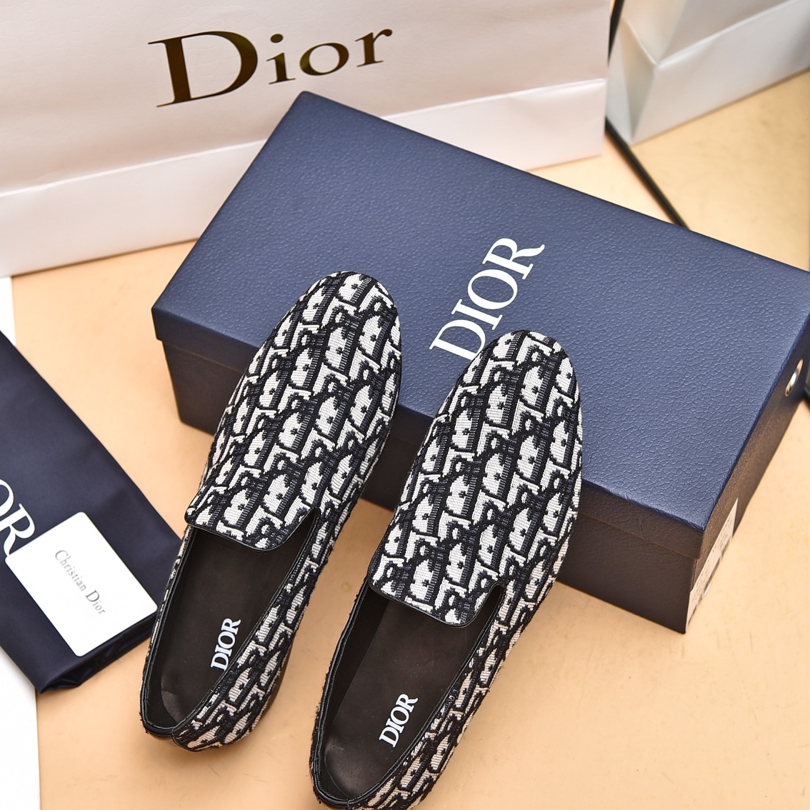 Dior Obique Jacquard Loafer - DopestKickz