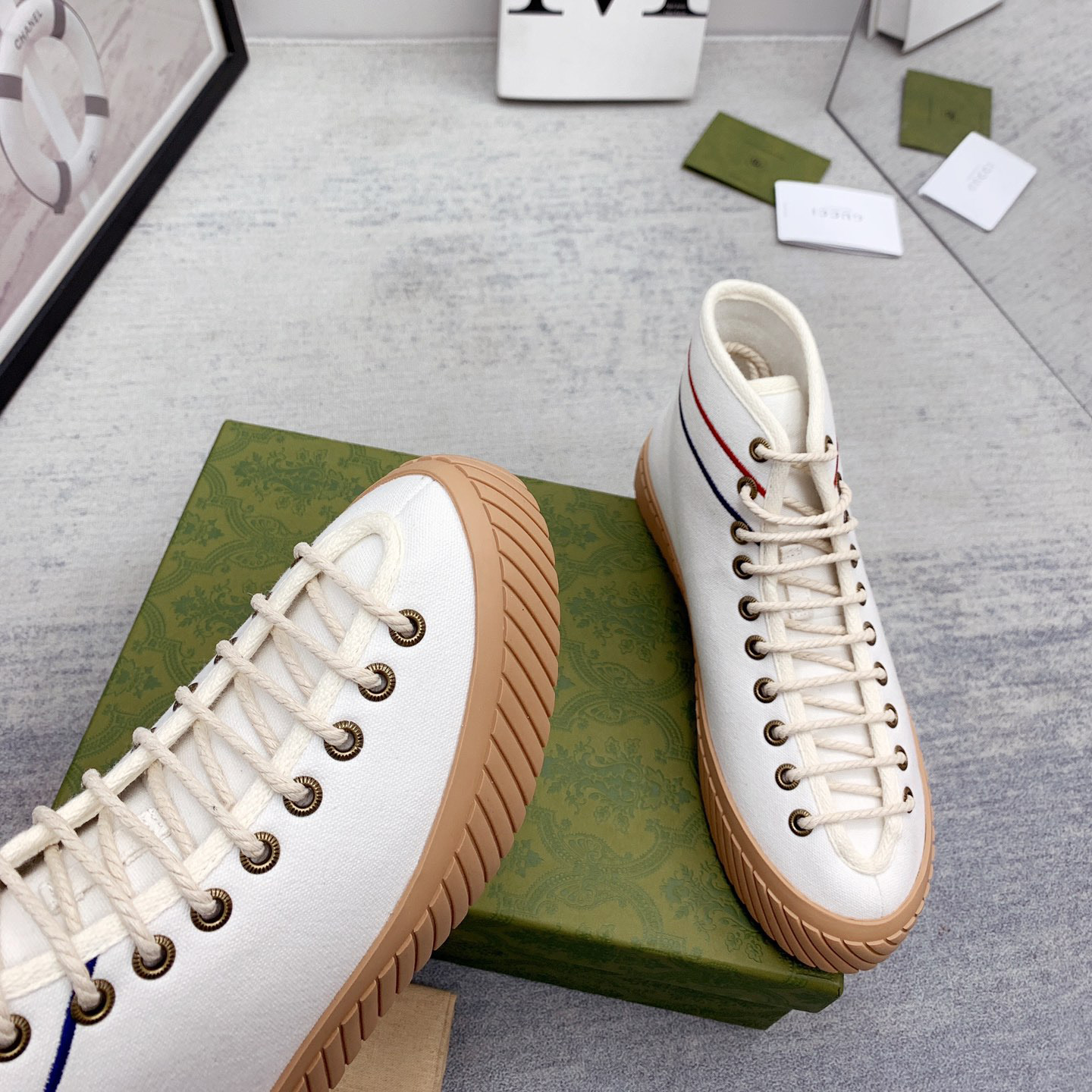 Gucci Interlocking G High-Top Sneaker - DopestKickz