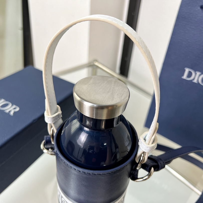 Dior Vibe Bottle Holder Blue Calfskin - DopestKickz