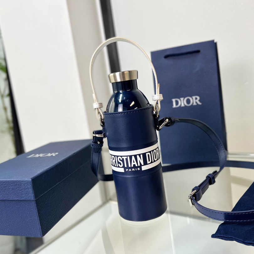 Dior Vibe Bottle Holder Blue Calfskin - DopestKickz