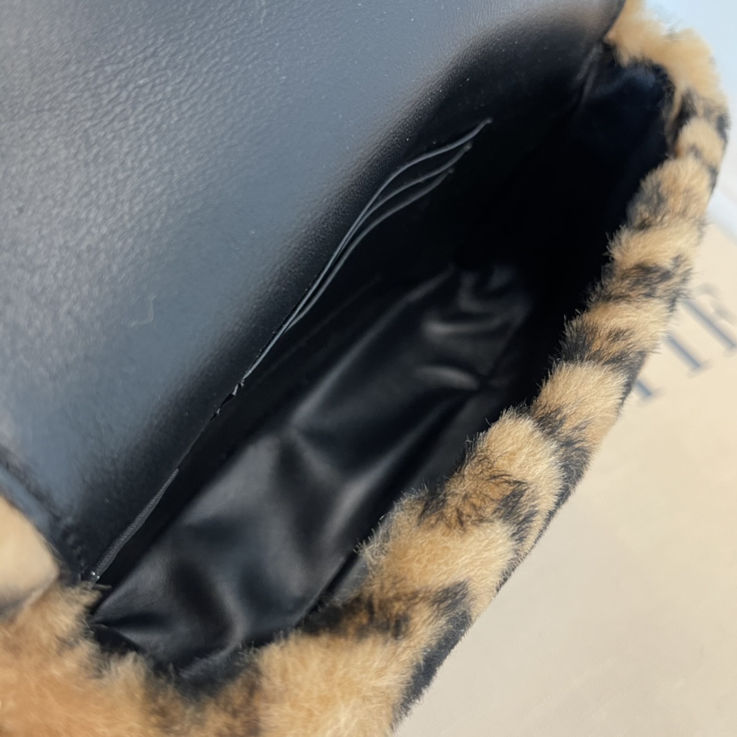Fendi Baguette Brown Sheepskin Bag - DopestKickz