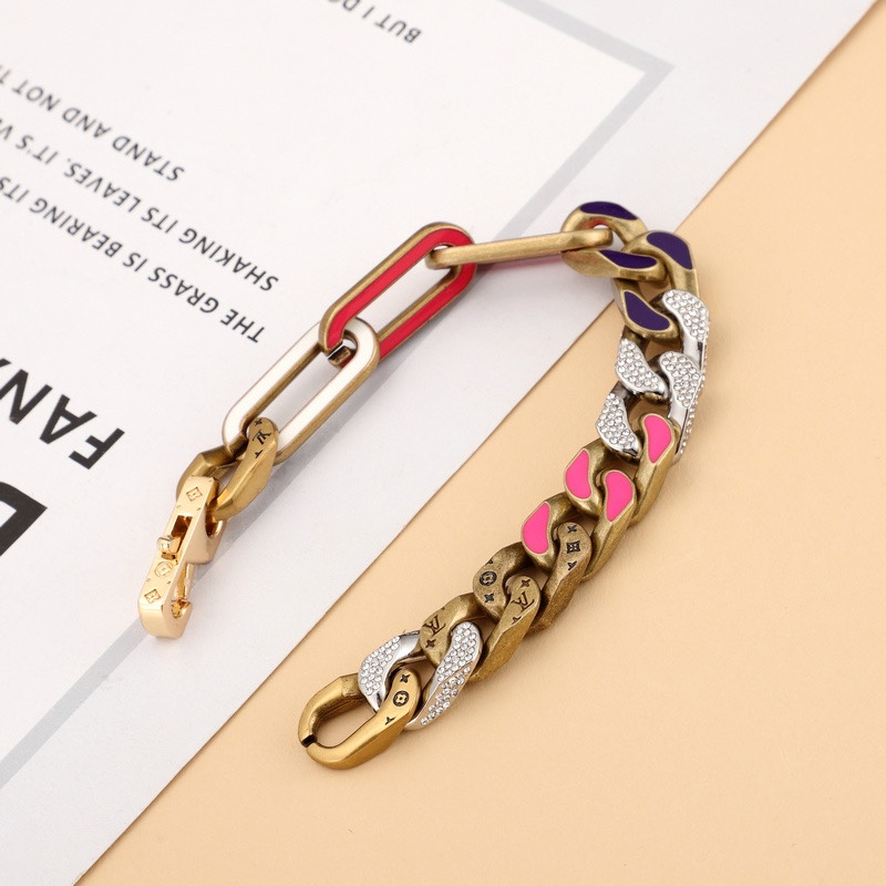 Louis Vuitton LV Mixed Bracelet  21cm   m69464 - DopestKickz
