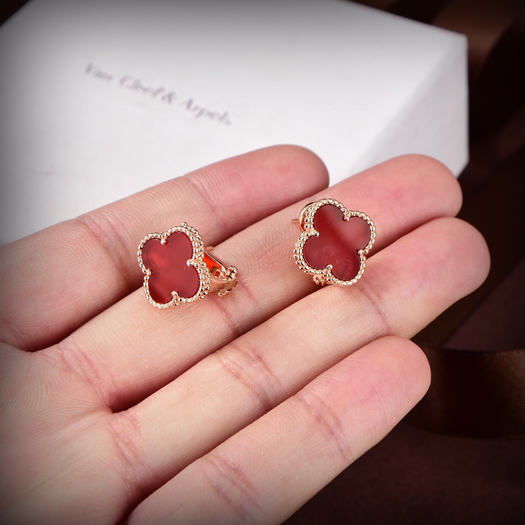 Van Cleef & Arpels Vintage Alhambra Earrings - DopestKickz