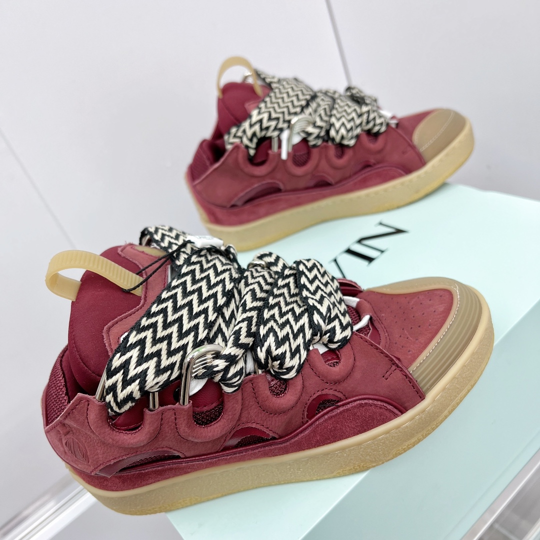 Lanvin Leather Curb Sneaker - DopestKickz