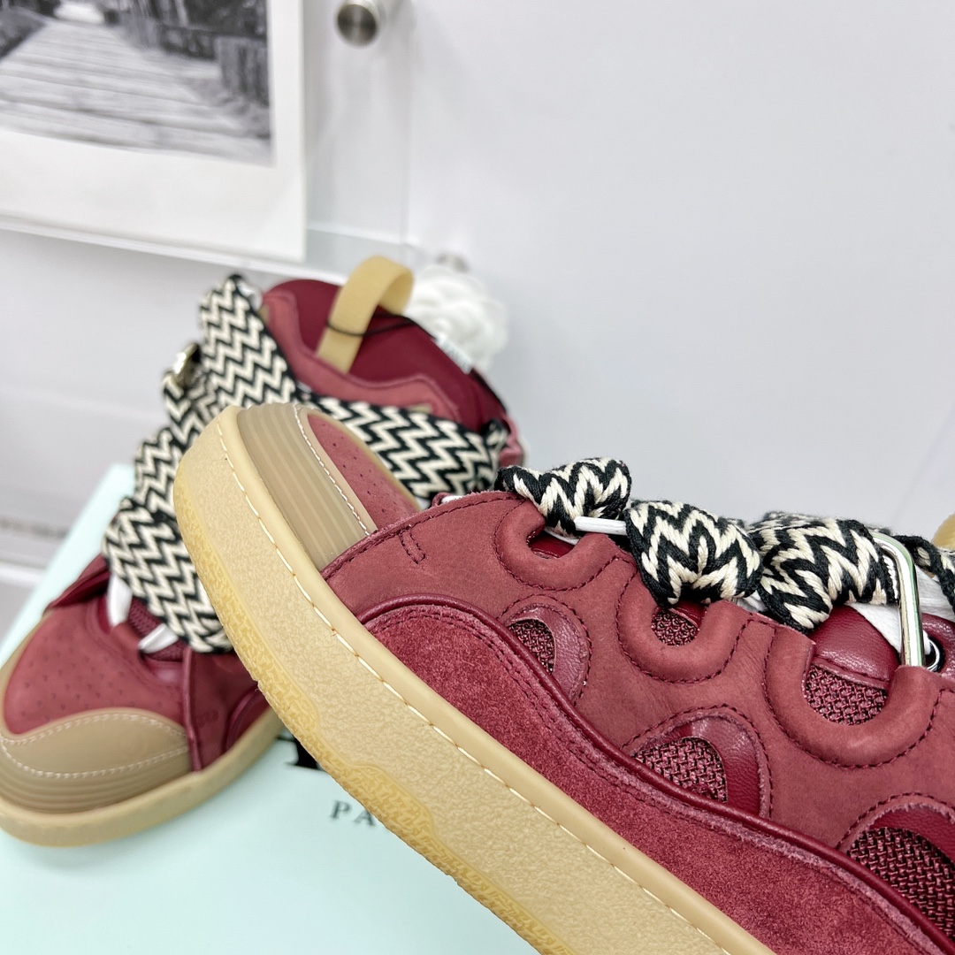 Lanvin Leather Curb Sneaker - DopestKickz