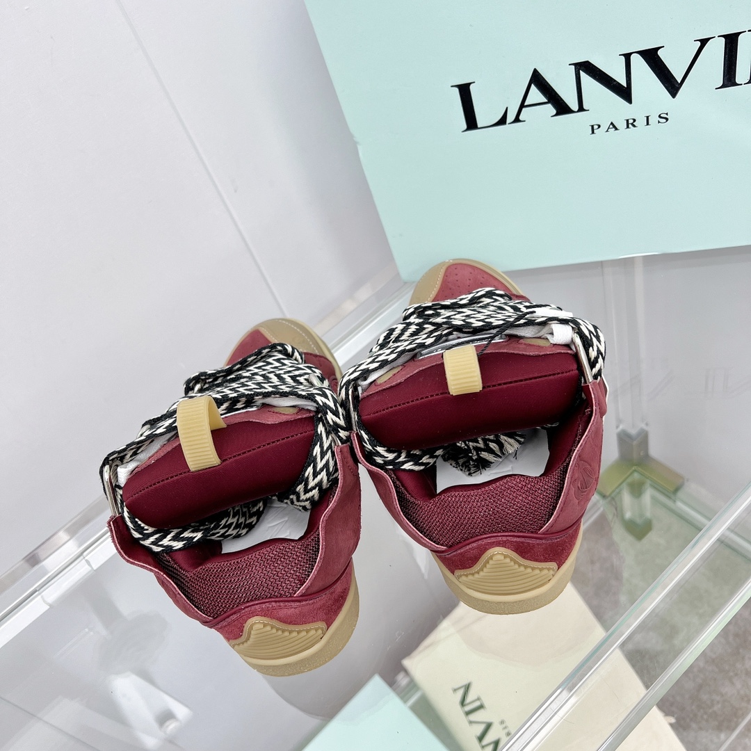 Lanvin Leather Curb Sneaker - DopestKickz