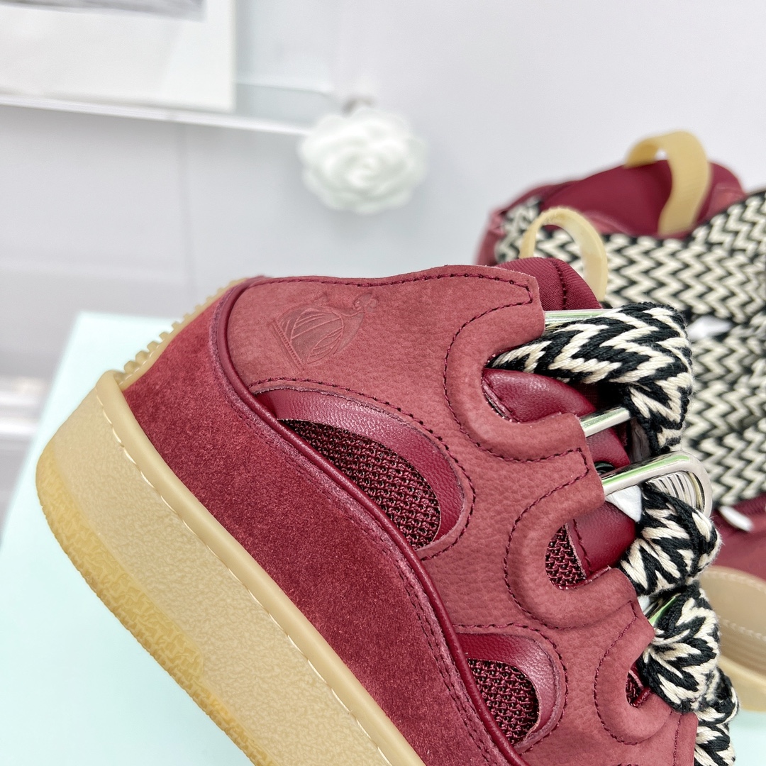 Lanvin Leather Curb Sneaker - DopestKickz