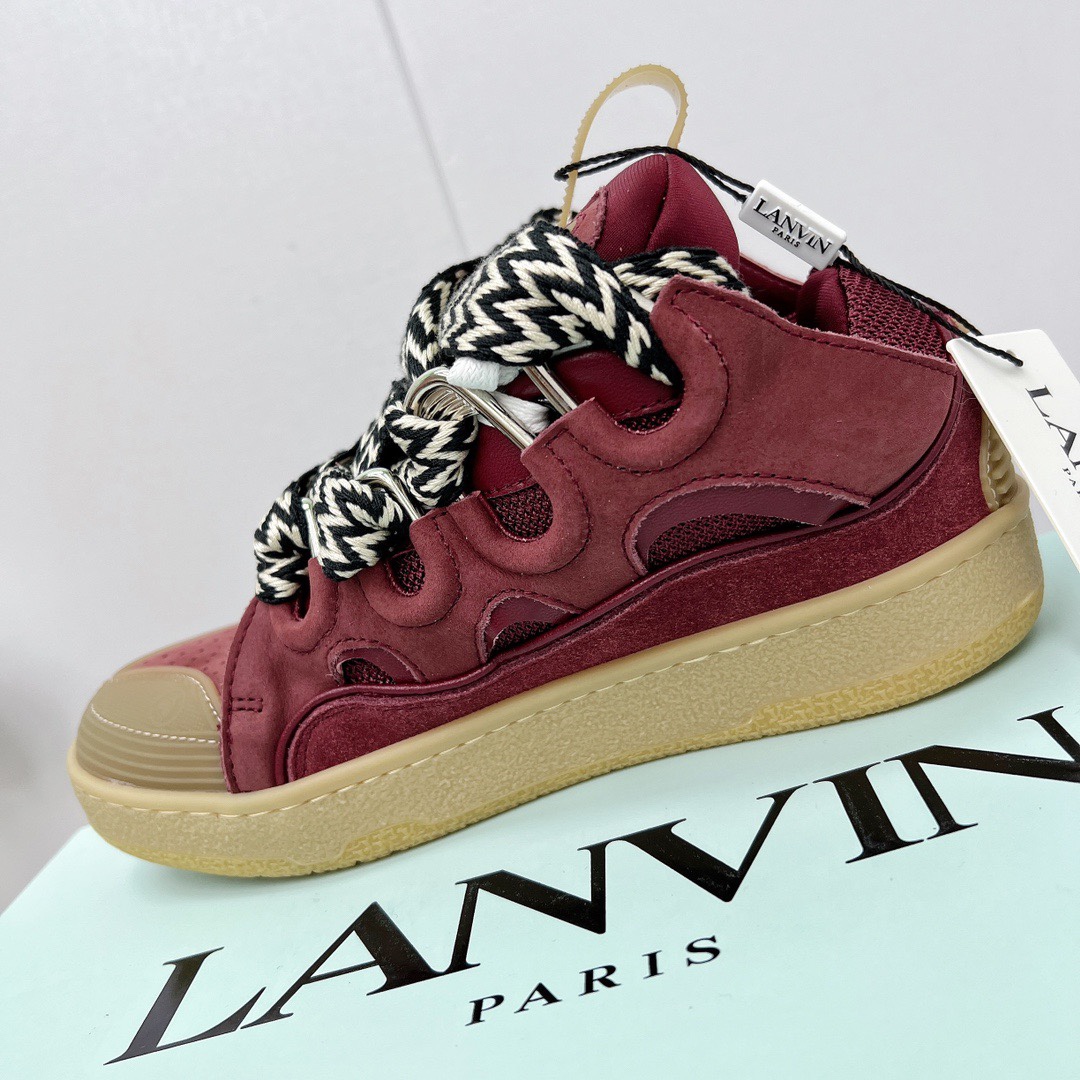 Lanvin Leather Curb Sneaker - DopestKickz