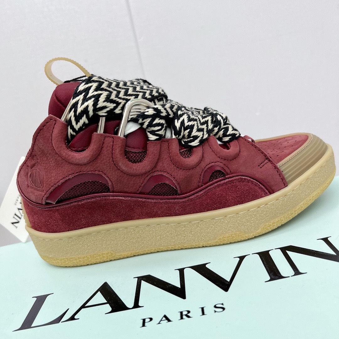 Lanvin Leather Curb Sneaker - DopestKickz