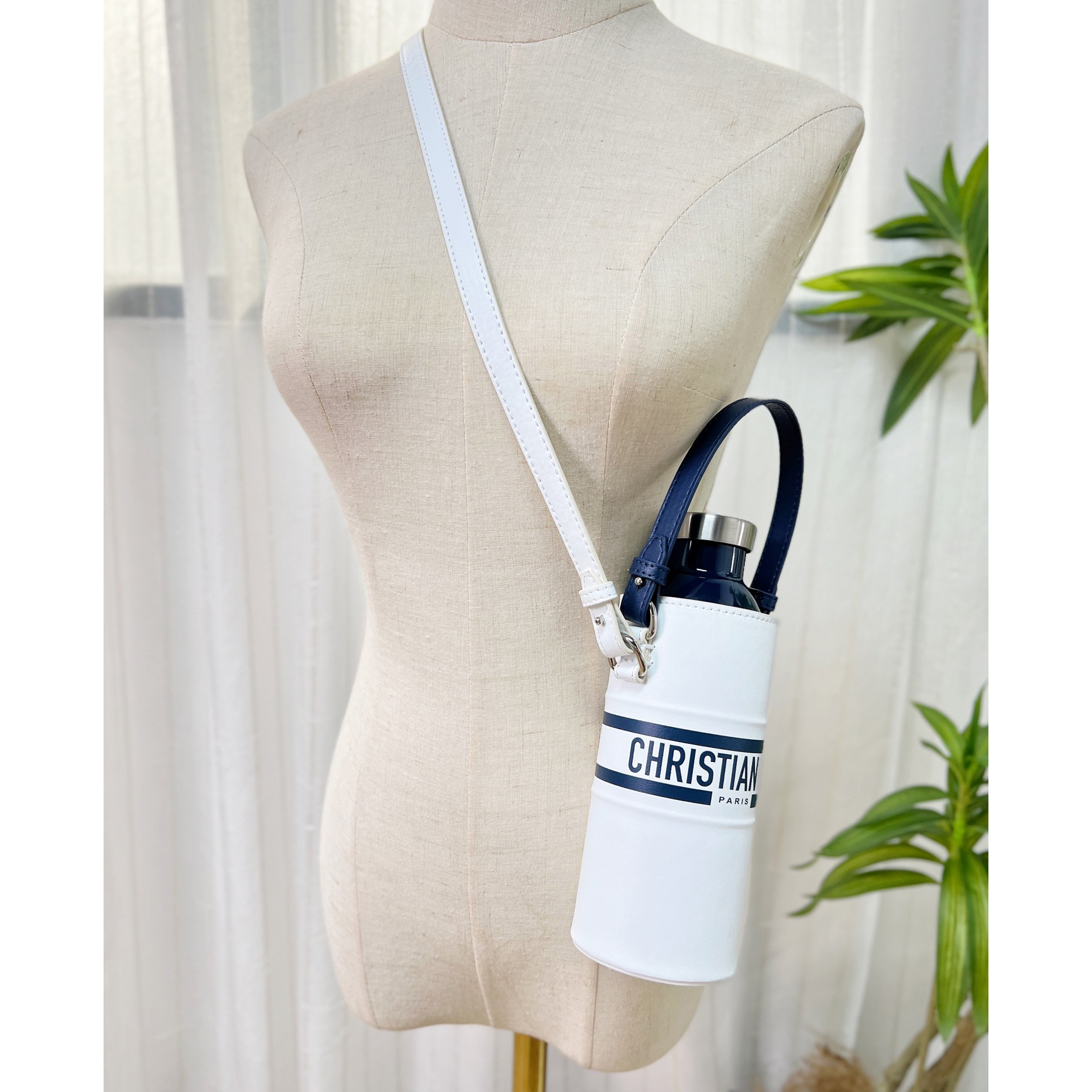 Dior Vibe Bottle Holder White Calfskin - DopestKickz