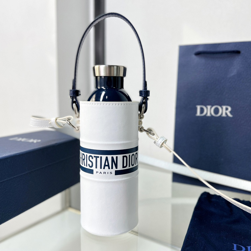 Dior Vibe Bottle Holder White Calfskin - DopestKickz