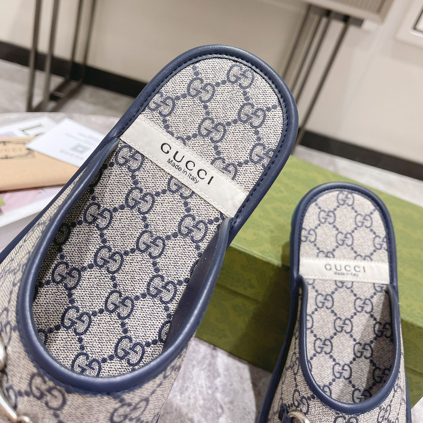 Gucci Men's Slipper With Horsebit - DopestKickz
