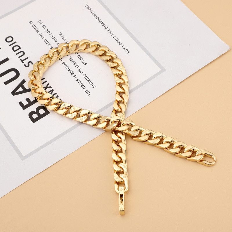Louis Vuitton LV Chain Links Necklace   50cm   M00304 - DopestKickz