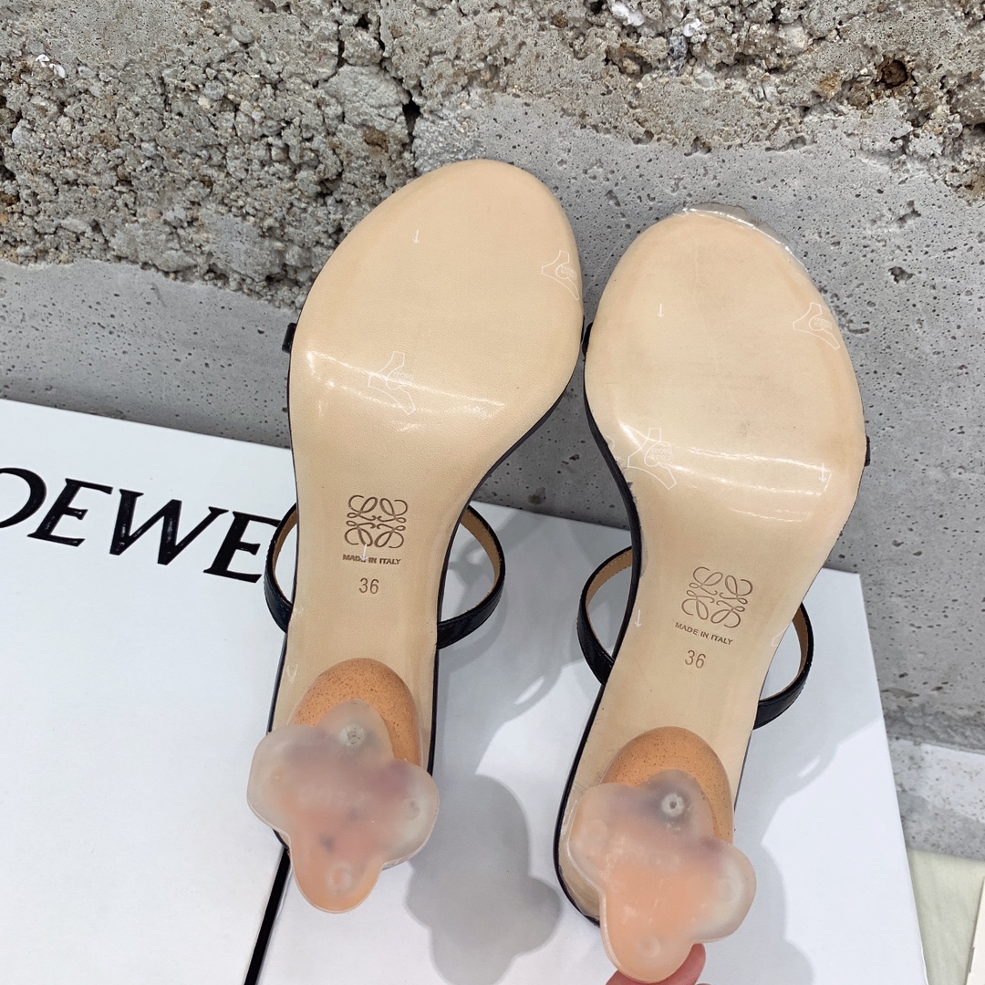Loewe Broken Egg Sandal In Goatskin - DopestKickz