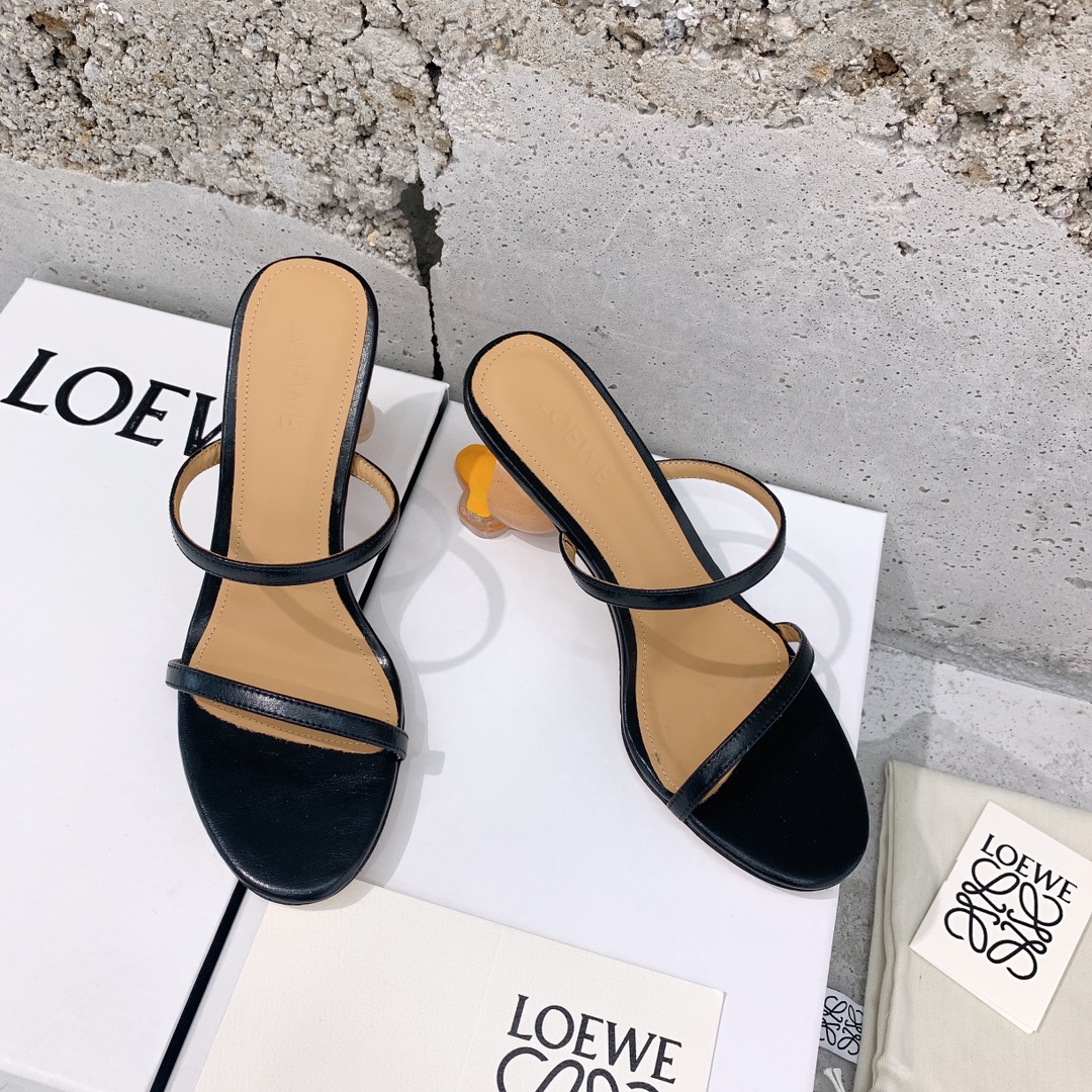 Loewe Broken Egg Sandal In Goatskin - DopestKickz