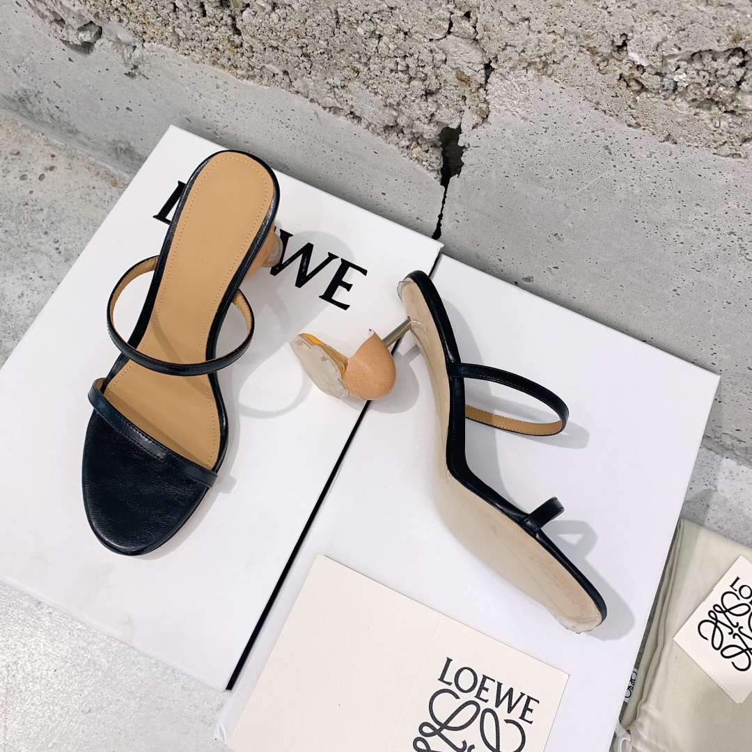 Loewe Broken Egg Sandal In Goatskin - DopestKickz
