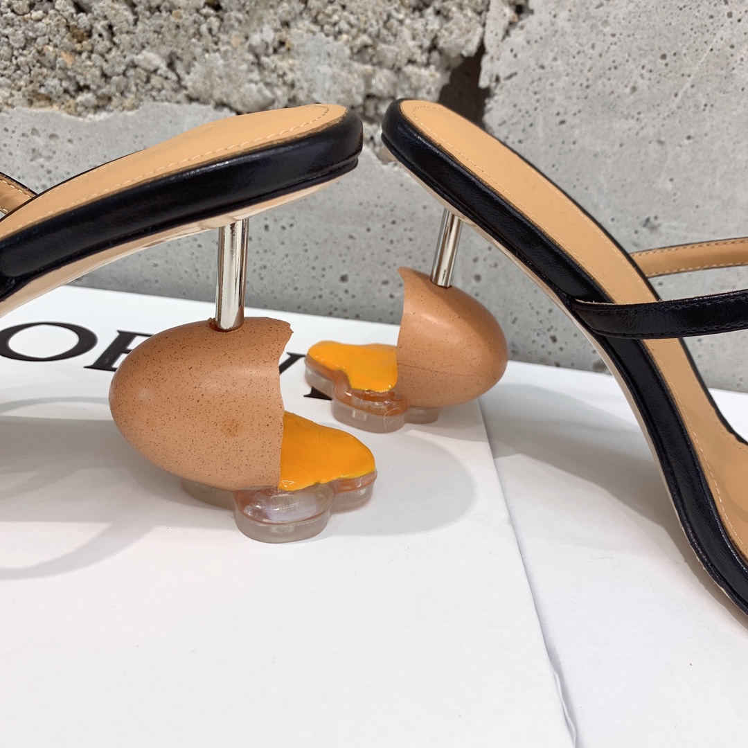 Loewe Broken Egg Sandal In Goatskin - DopestKickz