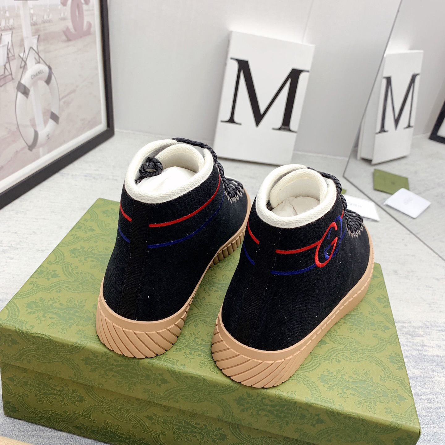 Gucci Interlocking G High-Top Sneaker - DopestKickz