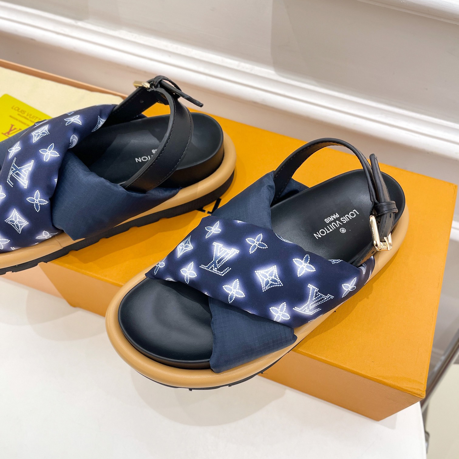 Louis Vuitton Pool Pillow Comfort Flat Bottom Sandal     1A9PP1 - DopestKickz