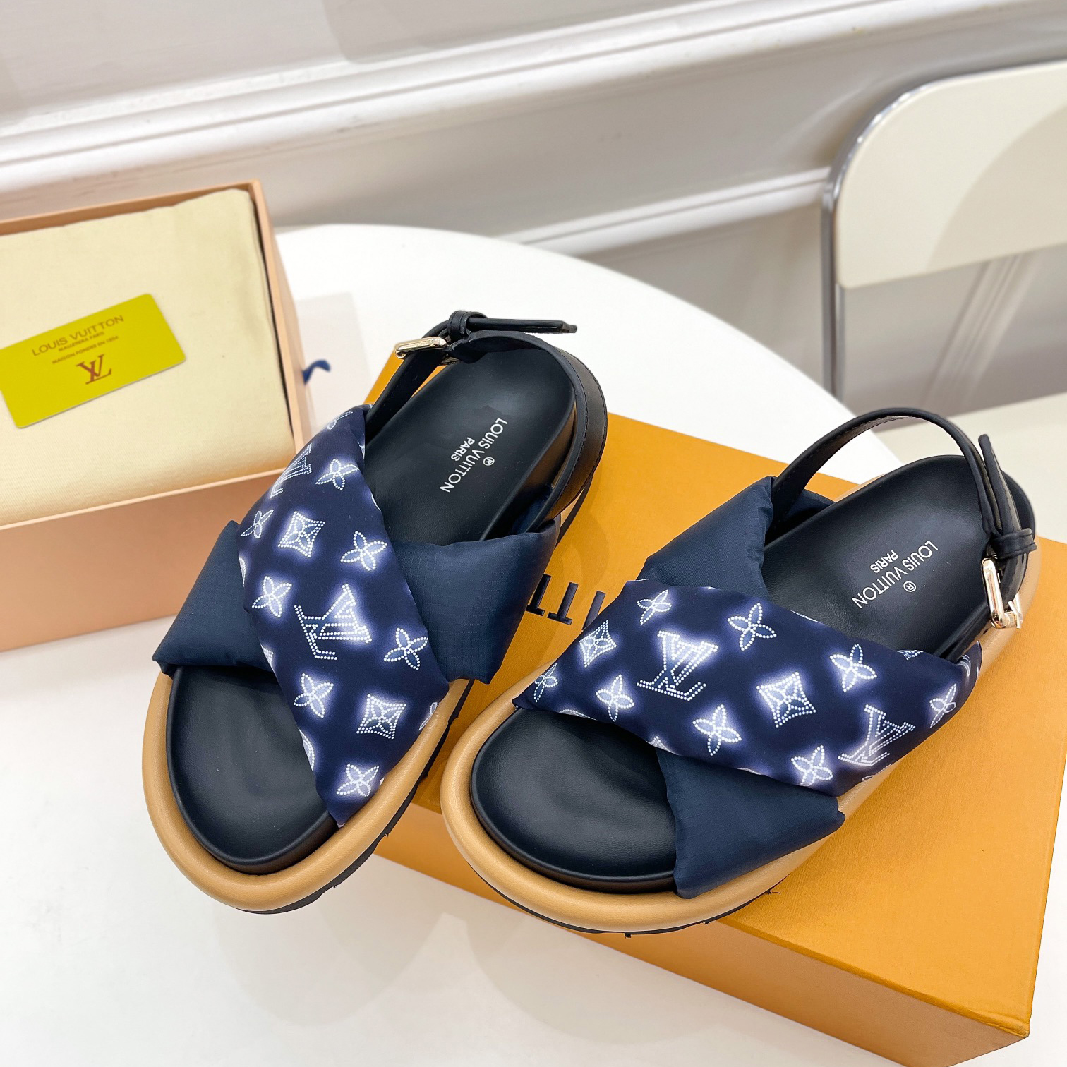 Louis Vuitton Pool Pillow Comfort Flat Bottom Sandal     1A9PP1 - DopestKickz