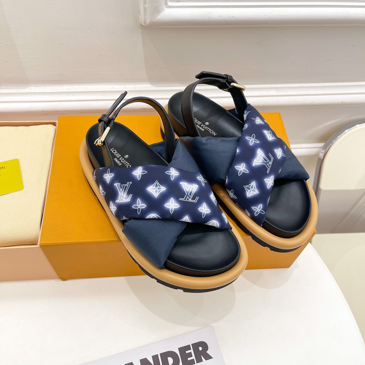 Louis Vuitton Pool Pillow Comfort Flat Bottom Sandal     1A9PP1 - DopestKickz