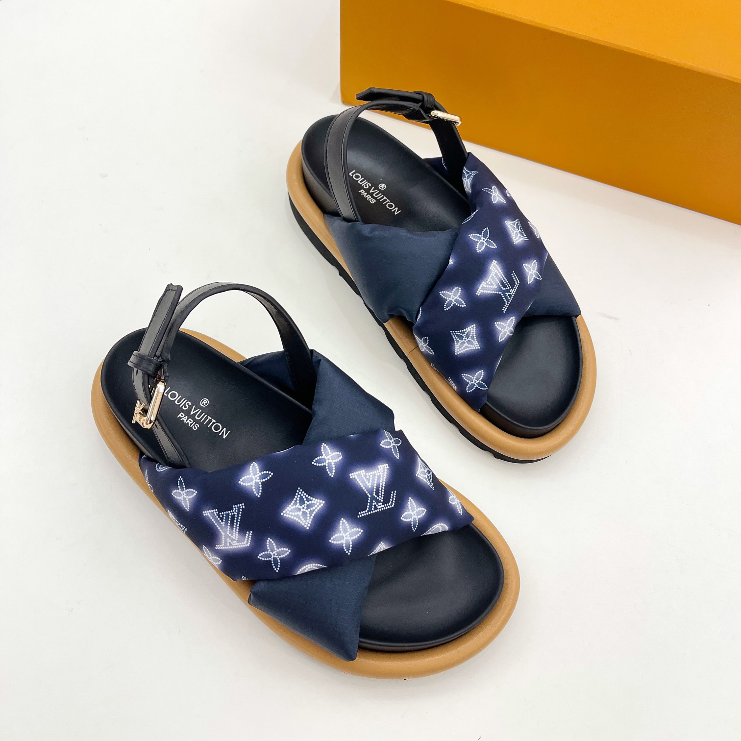 Louis Vuitton Pool Pillow Comfort Flat Bottom Sandal     1A9PP1 - DopestKickz