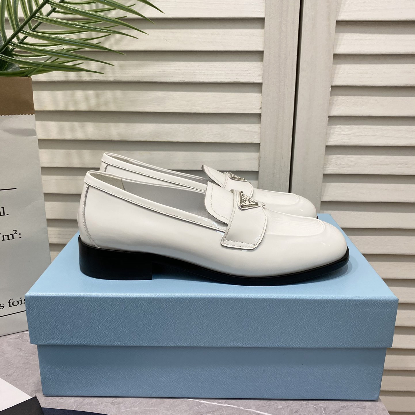 Prada Chocolate Brushed Leather Loafers - DopestKickz