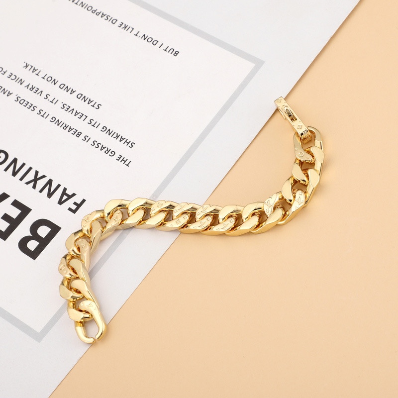 Louis Vuitton LV Chain Links Bracelet  21cm   M00305 - DopestKickz