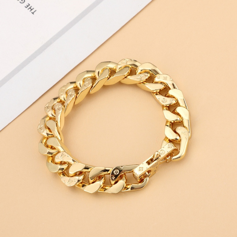 Louis Vuitton LV Chain Links Bracelet  21cm   M00305 - DopestKickz