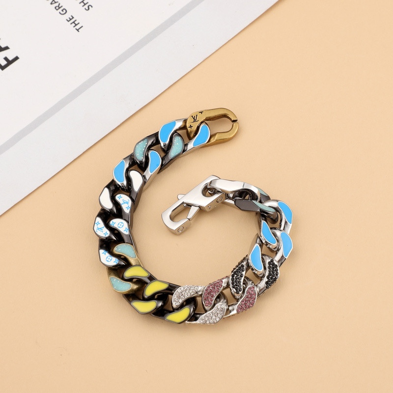 Louis Vuitton LV Chain Links Bracelet  21cm   mp3066 - DopestKickz