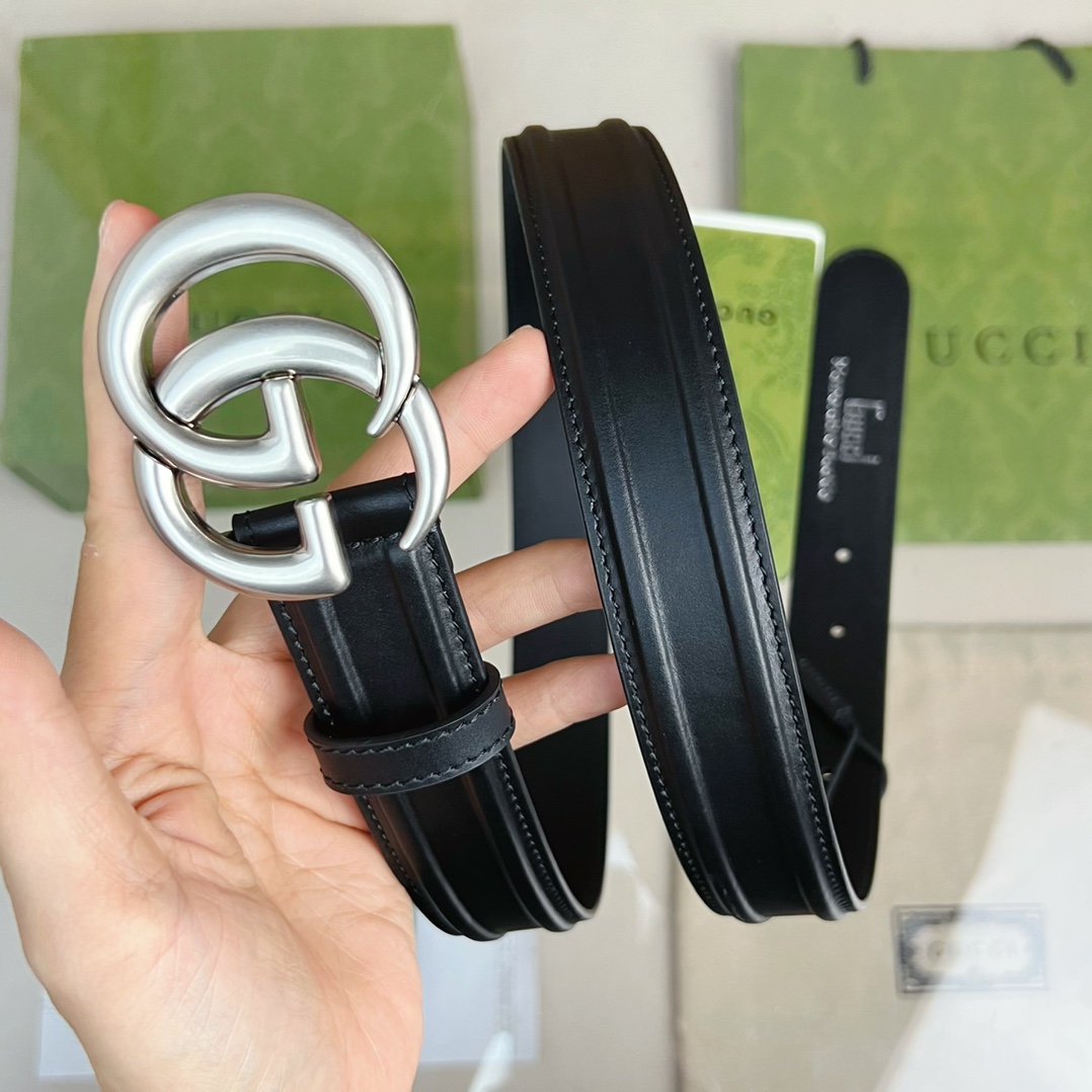 Gucci Belt With GG Buckle - DopestKickz