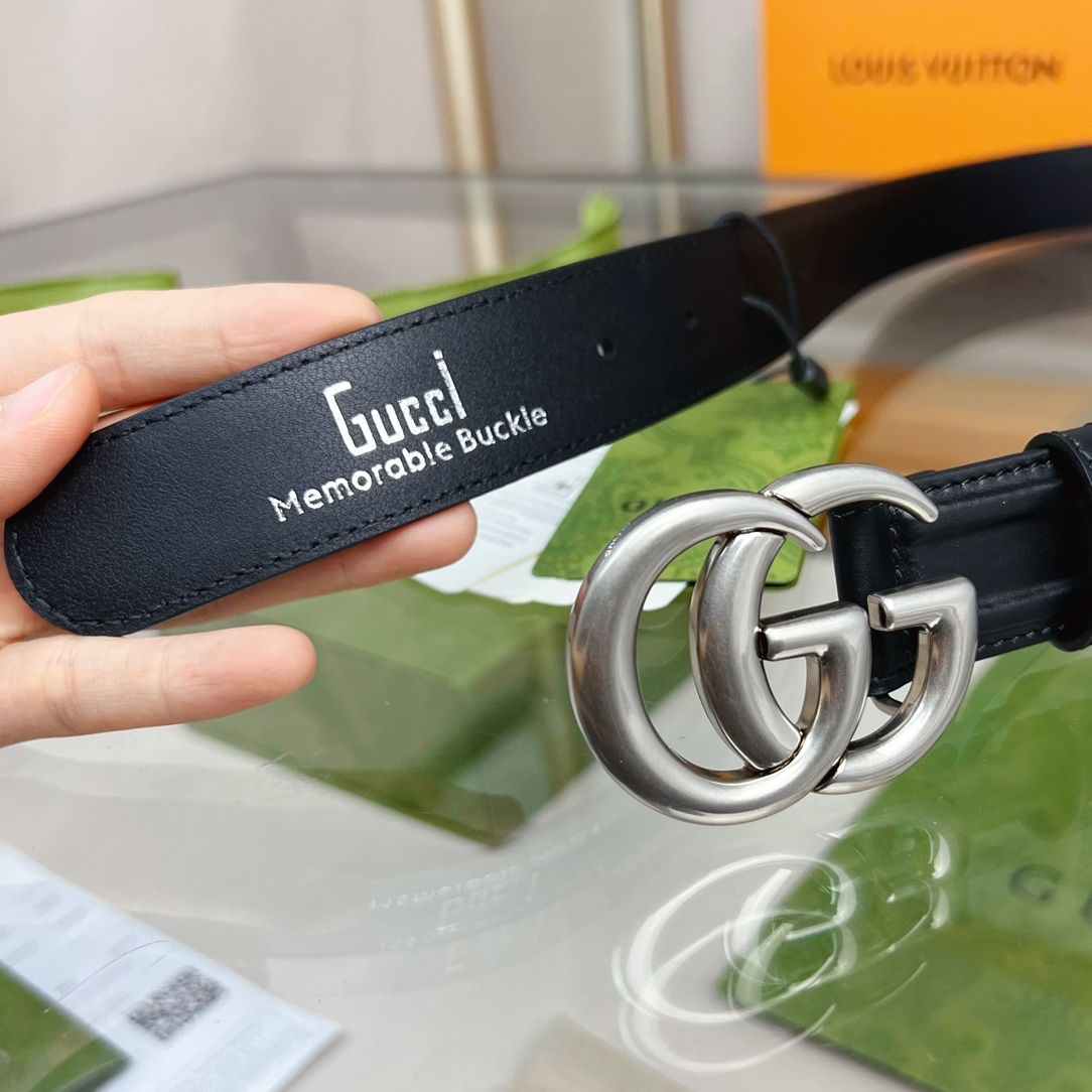 Gucci Belt With GG Buckle - DopestKickz