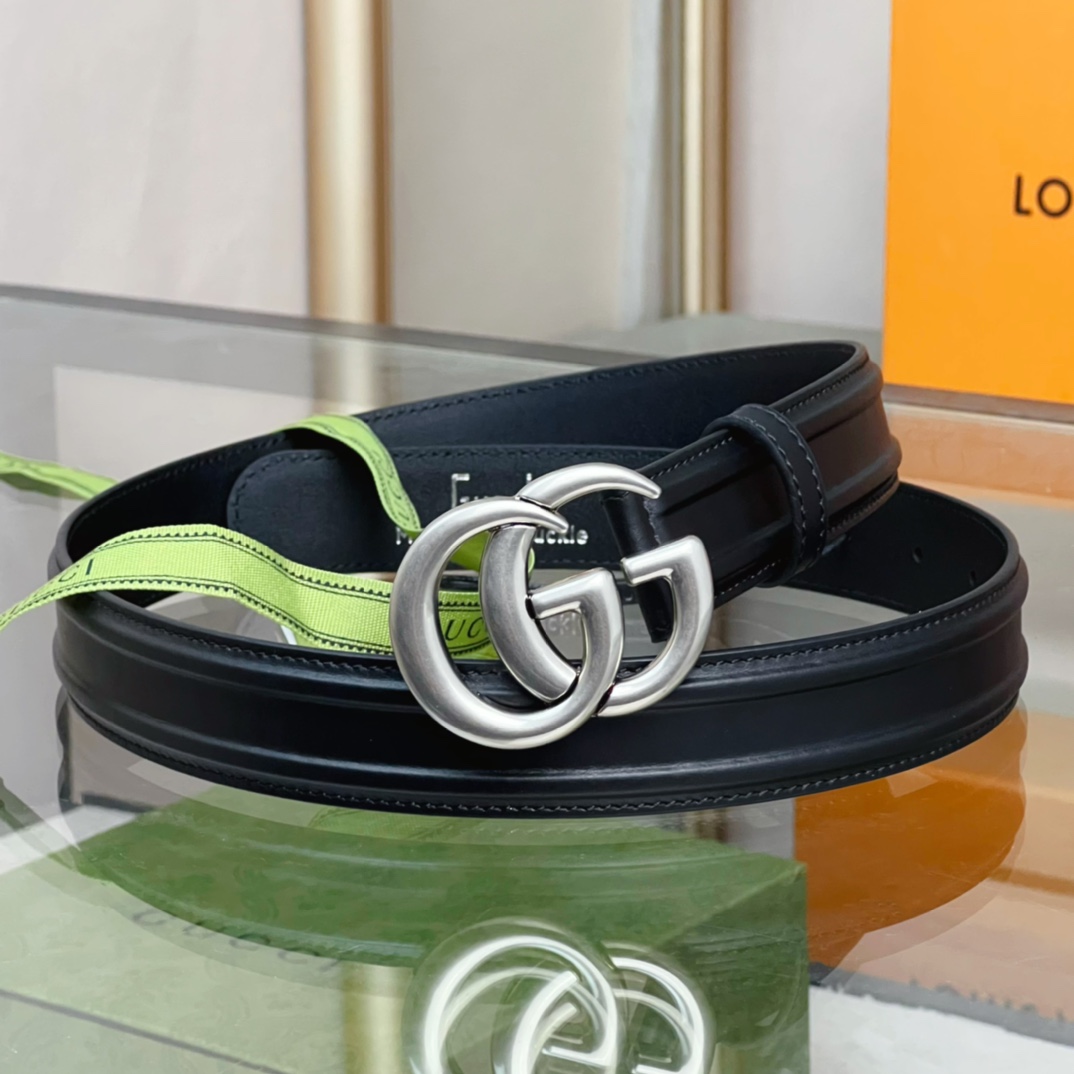 Gucci Belt With GG Buckle - DopestKickz