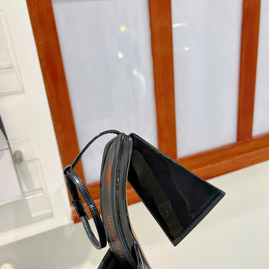 The Attico ''Piper'' Black Sandal - DopestKickz