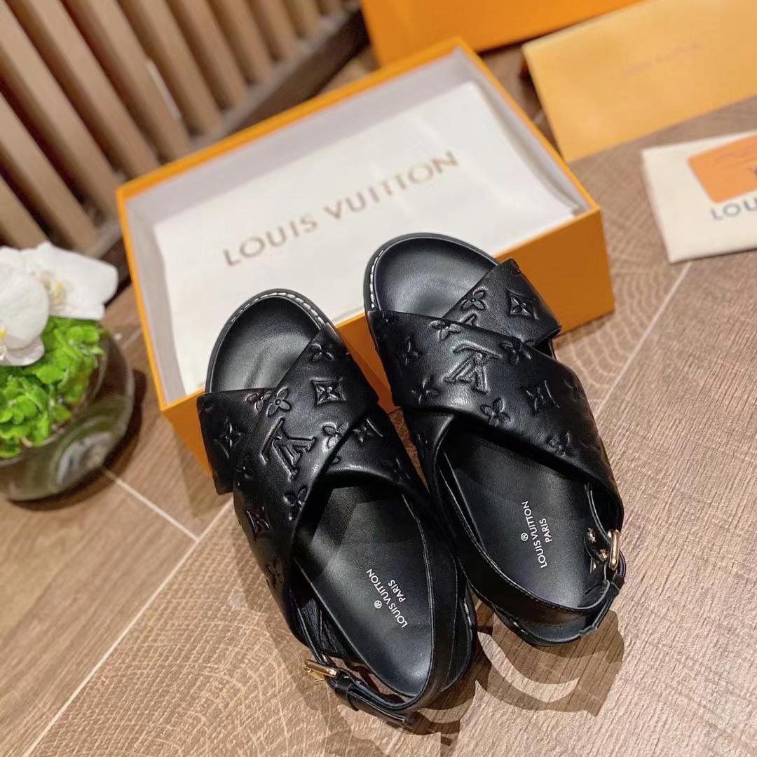 Louis Vuitton Paseo Flat Comfort Sandal     1A9RDL - DopestKickz