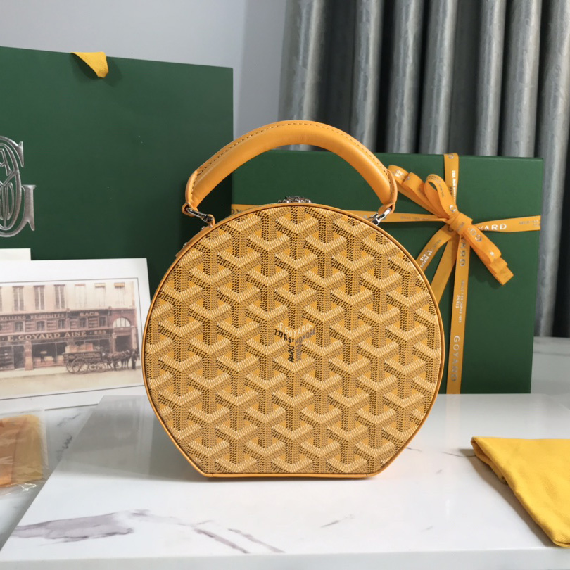 Goyard The Alto Hatbox Trunk Bag(18-16.5-7cm) - DopestKickz