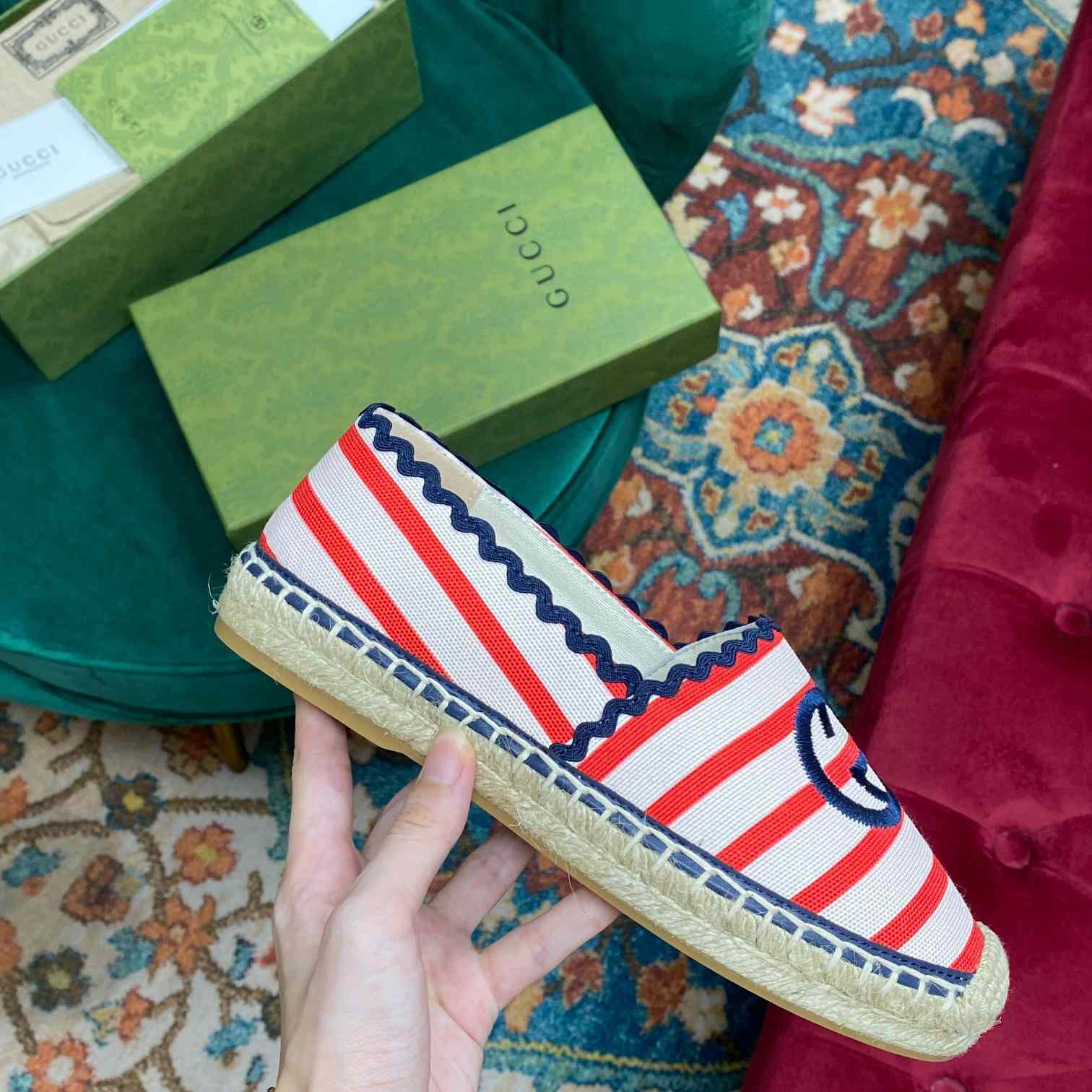 Gucci Women's Interlocking G Espadrille - DopestKickz