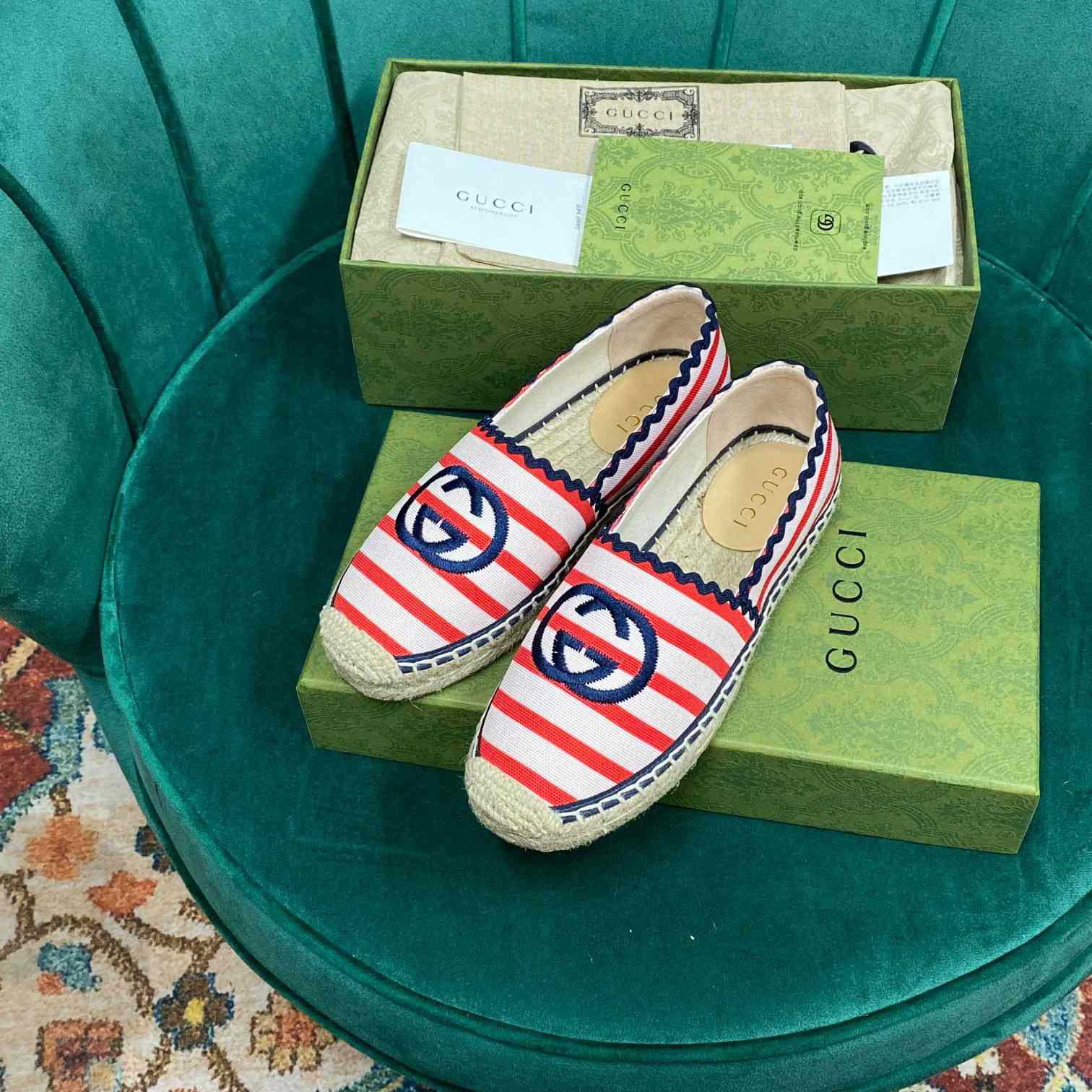 Gucci Women's Interlocking G Espadrille - DopestKickz