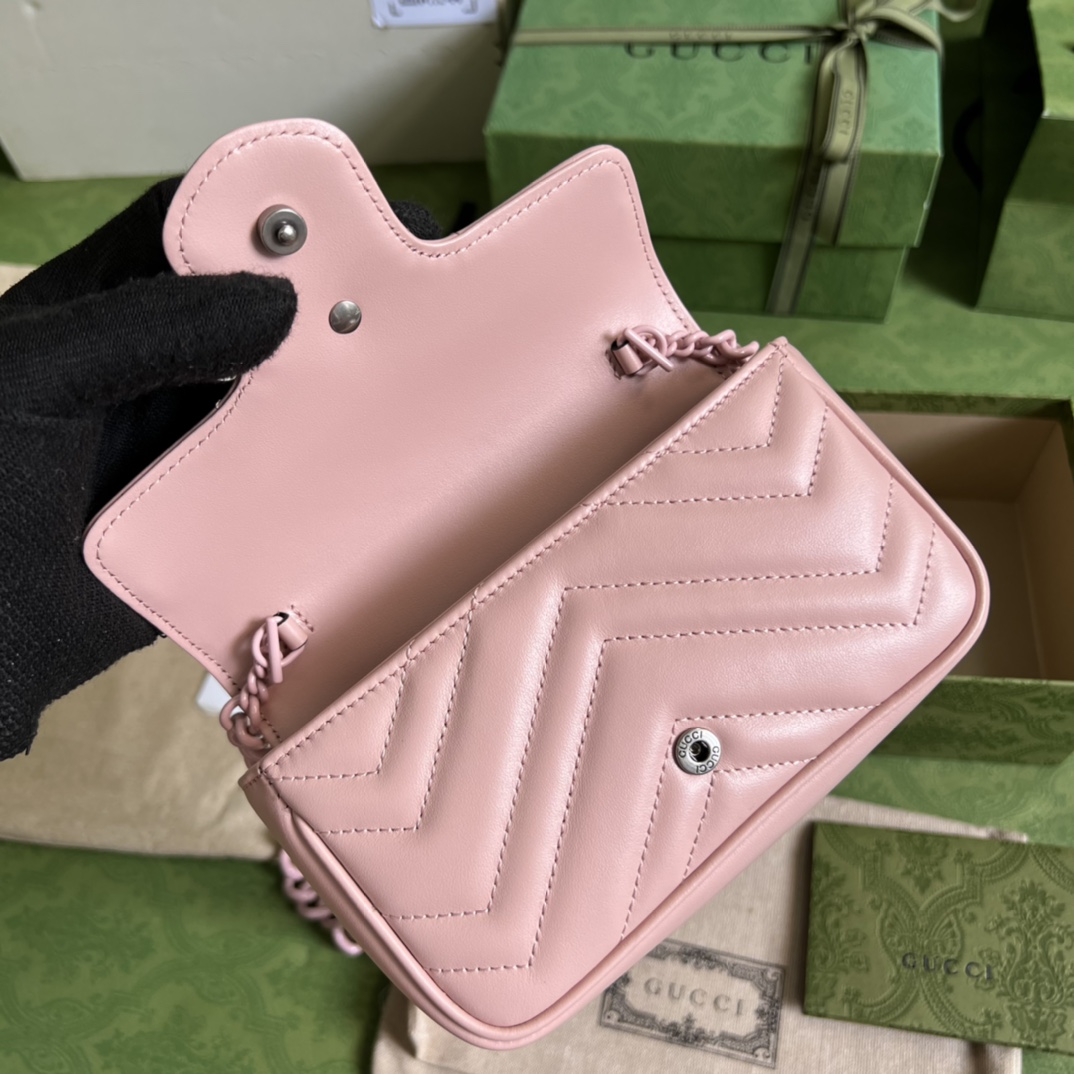 Gucci GG Marmont Belt Bag(16.5-10.2-5.1CM) - DopestKickz