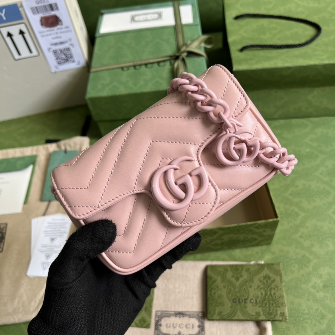 Gucci GG Marmont Belt Bag(16.5-10.2-5.1CM) - DopestKickz