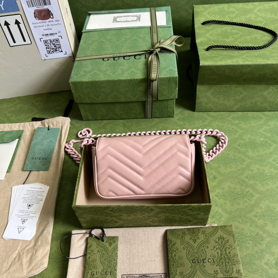 Gucci GG Marmont Belt Bag(16.5-10.2-5.1CM) - DopestKickz
